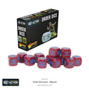 Bolt Action: Orders Dice Pack - Maroon-1