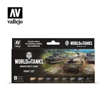 Vallejo: World Of Tanks Miniatures Game Paint Set