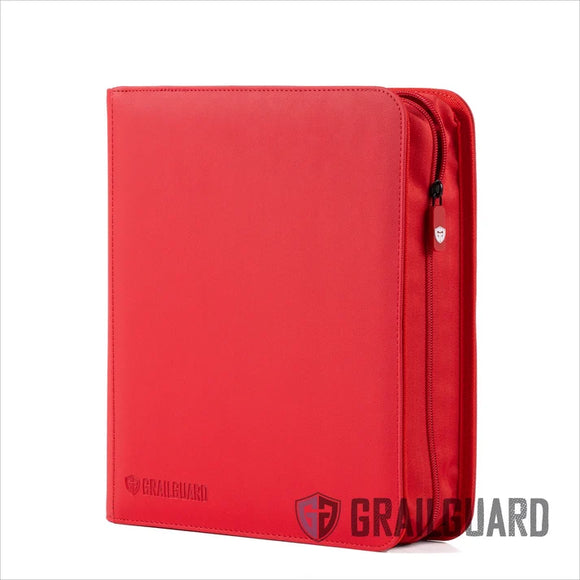 Grail Guard 9-Pocket Toploader Binder (Red)