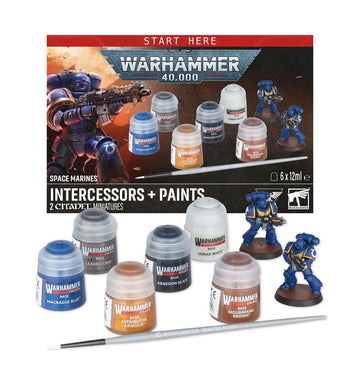 Space Marines: Intercessors + Paints - 0