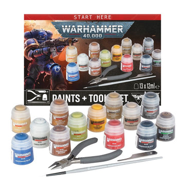 Warhammer 40,000: Paint + Tools set - 0