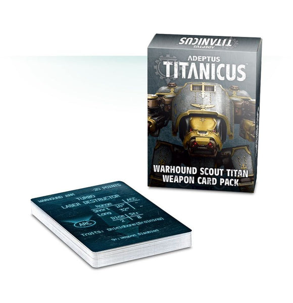 Adeptus Titanicus - Warhound Scout Titan Weapon Card Pack