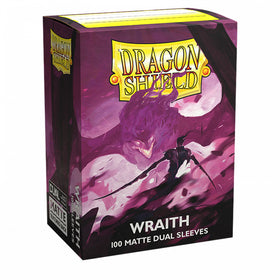 Dragon Shield - Dual Matte Standard Size Sleeves 100pk - Wraith