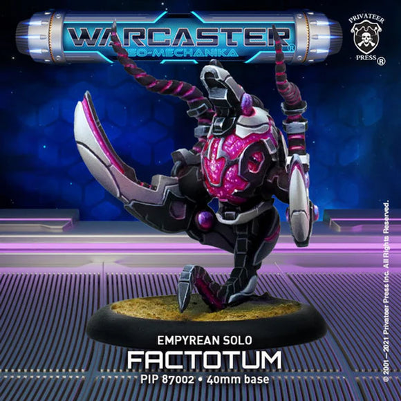 Warcaster: Neo-Mechanica - Factotum Empyrean Solo