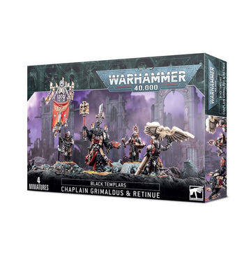 Space Marines: Black Templars: Chaplain Grimaldus & Retinue