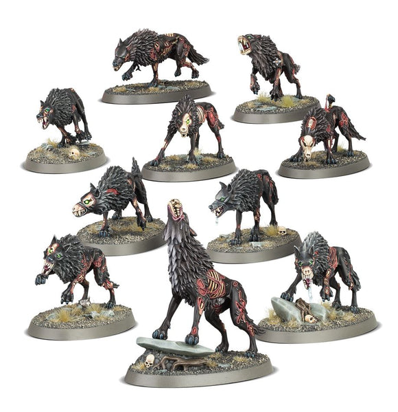 Age Of Sigmar - SoulBlight GraveLords - Dire Wolves