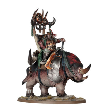 Pre-Order: Ogor Mawtribes: Morga the Mighty – Overtyrant / Tyrant on Glutthorn - 0