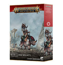 Pre-Order: Ogor Mawtribes: Morga the Mighty – Overtyrant / Tyrant on Glutthorn-1