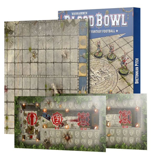 Bretonnian Pitch: Double-sided Pitch and Dugouts