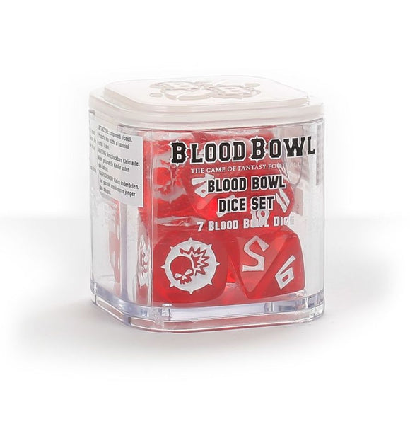Blood Bowl: Dice Set - Red