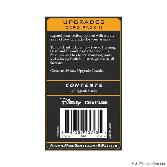 Star Wars: Legion Upgrades Card Pack II