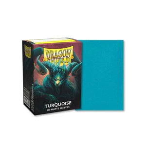 Dragon Shield – Matte Turquoise (100 Sleeves)