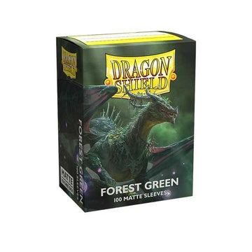 Dragon Shield Matte Sleeves Standard Size- Forest Green
