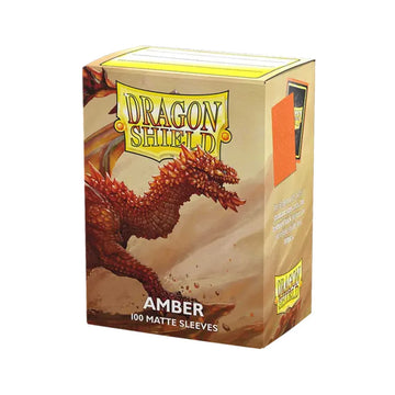 Dragon Shield Amber Matte Sleeves - Standard Size