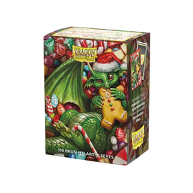 Dragon Shield Brushed ART Standard Sleeves : Christmas Dragon 2024