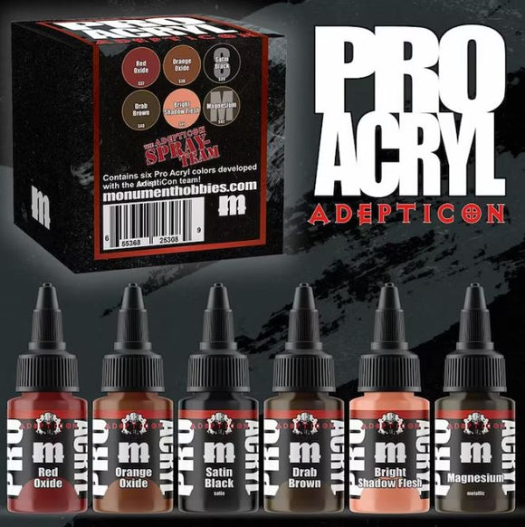 Pro Acryl Signature - The Adepticon Spray Team Set - 6 colours