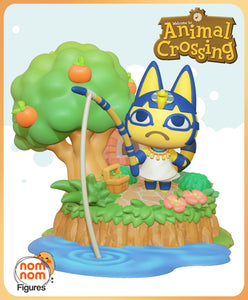 Ankha - Animal Crossing - Chibi Version - Resin Statue - Display Figurine - Fan Art - NomNom Figures - Unpainted