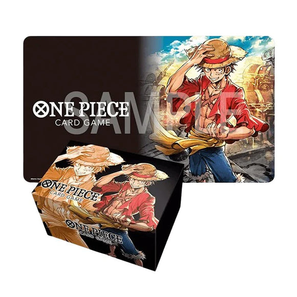 One Piece Card Game: Playmat and Storage Box Set -Monkey.D.Luffy