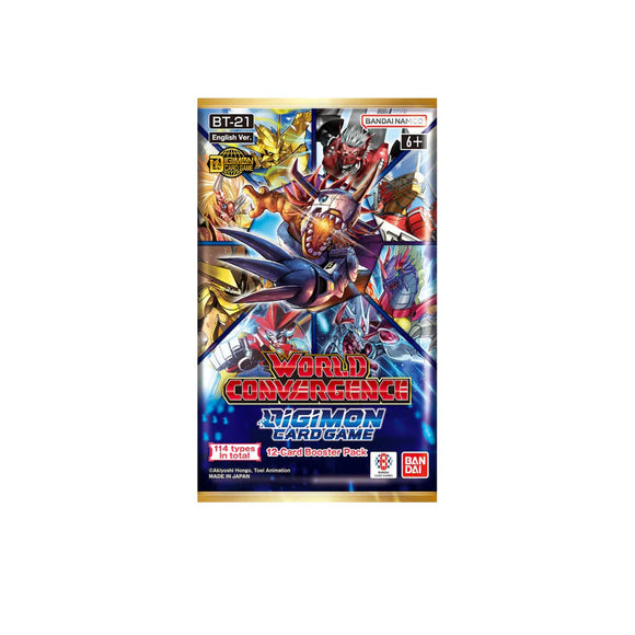 Digimon Card Game: Booster Pack - World Convergence (BT21)