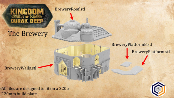 Dwarven Brewery ~ Kingdom of Durak Deep Great for use with MESBG, D&D, RPG's....