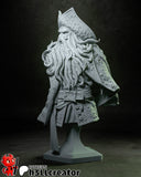 Davy Jones - Pirates of the Caribbean - Resin Statue - Display Figurine - Fan Art - Unpainted