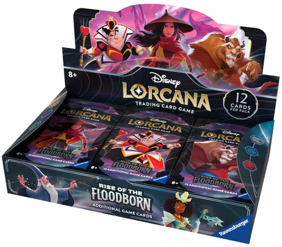 Disney Lorcana TCG - Rise of the Floodborn - Booster Box (24 Packs) INSTORE COLLECTION ONLY