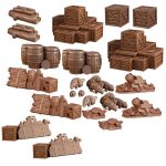 Fantasy Terrain: Dungeon Crates and Barrels - Terrain Crate