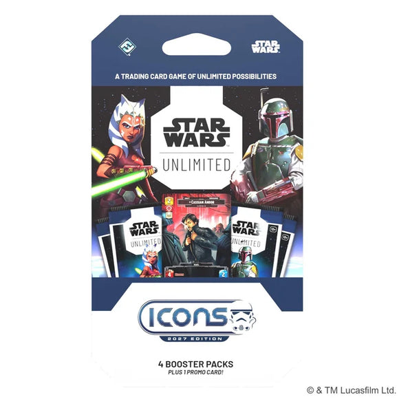 Pre-Order: Star Wars: Unlimited - ICONS 2027 - 4 Pack Booster