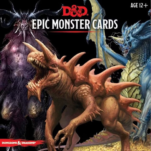 Epic Monster Cards - Dungeons & Dragons 5e