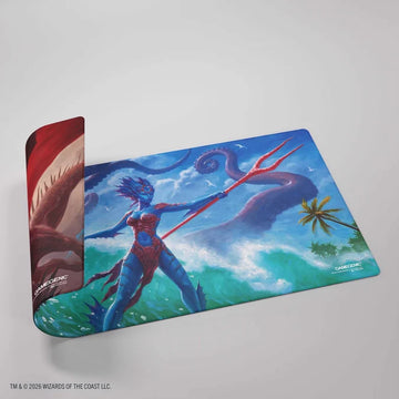 Gamegenic Magic: The Gathering Reality Fracture Double-sided Playmat - Kiora of Salt and Sand/Kiora of Fire and Ashes - 0