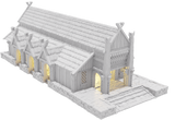 Saxonia Great Hall ~ Kingdom of Saxonia Great for use with MESBG, D&D, RPG's....