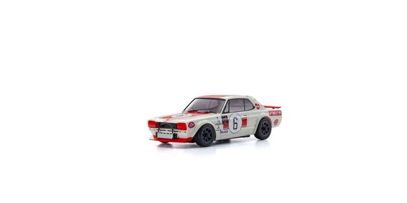 Autoscale Mini-Z Skyline 2000GT-R KPCG10 Racing'72 Red No.6 (MA020)