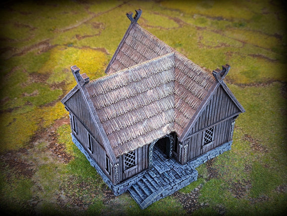 Saxonia Ruined Blacksmith ~ Kingdom of Saxonia Great for use with MESBG, D&D, RPG's....