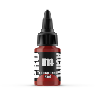 Pro Acryl- Transparent Red