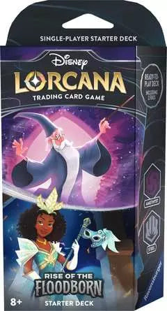 Disney Lorcana TCG Rise of the Floodborn Set 2 - Amethyst & Sapphire Starter Deck