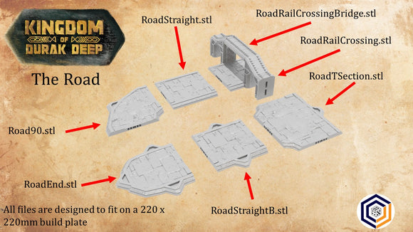 Dwarven Roads ~ Kingdom of Durak Deep Great for use with MESBG, D&D, RPG's....
