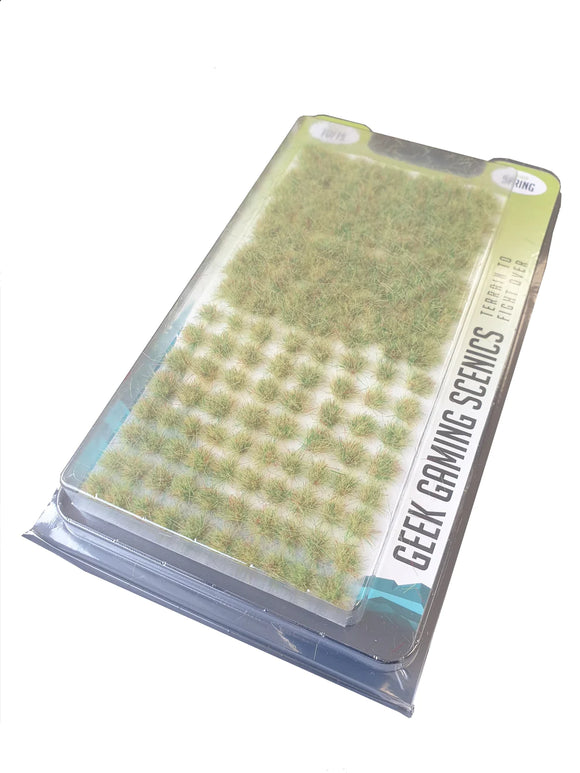 Geek Gaming - Tufts - Spring Self Adhesive Static Grass Tufts x 140