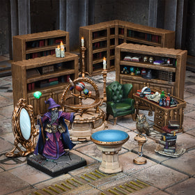 Fantasy Miniatures: Wizards Study - Terrain Crate