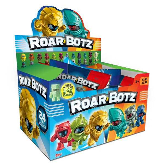 SALE ITEM - Topps Roar-Botz Figurine Box of 12