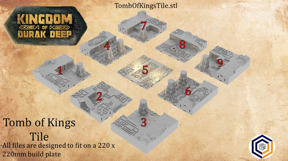Dwarven Tomb of Kings ~ Kingdom of Durak Deep Great for use with MESBG, D&D, RPG's.... (Copy)