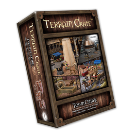 Fantasy Miniatures: Medieval Town - Terrain Crate - Town Centre