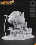 Ankha - Animal Crossing - Chibi Version - Resin Statue - Display Figurine - Fan Art - NomNom Figures - Unpainted