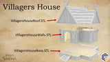 Saxonia Villagers House ~ Kingdom of Saxonia Great for use with MESBG, D&D, RPG's....