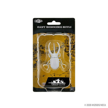 WizKids Deep Cuts Unpainted Miniatures: Giant Rhinoceros Beetle