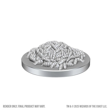 D&D Nolzur's Marvelous Miniatures: Swarm of Rot Grubs & Rot Grub Victim - 0