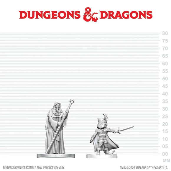 D&D Nolzur's Marvelous Unpainted Miniatures: Cultist of Bhaal & Cultist of Myrkul