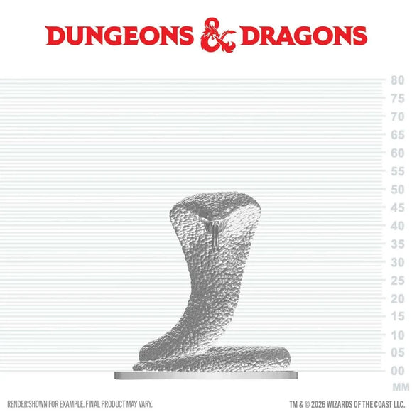 D&D Nolzur's Marvelous Unpainted Miniatures: Polar Serpent