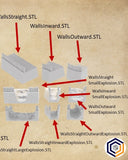 Saxonia Walls ~ Kingdom of Saxonia Great for use with MESBG, D&D, RPG's....