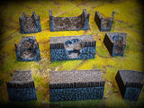 Saxonia Walls ~ Kingdom of Saxonia Great for use with MESBG, D&D, RPG's....