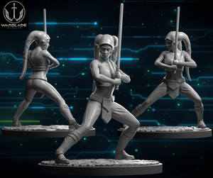 Aayla Secura - Warblade Studio - Usable in Star Wars Shatterpoint